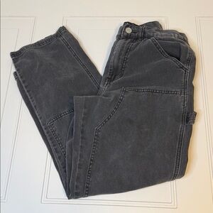 RSQ Utility Jeans Gray Carpenter Style Size 28x32 Streetwear Skater Unisex